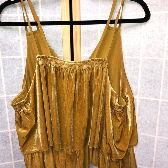 Xhilaration Boho Tank Top Gold/Yellow - Picture 3 of 8